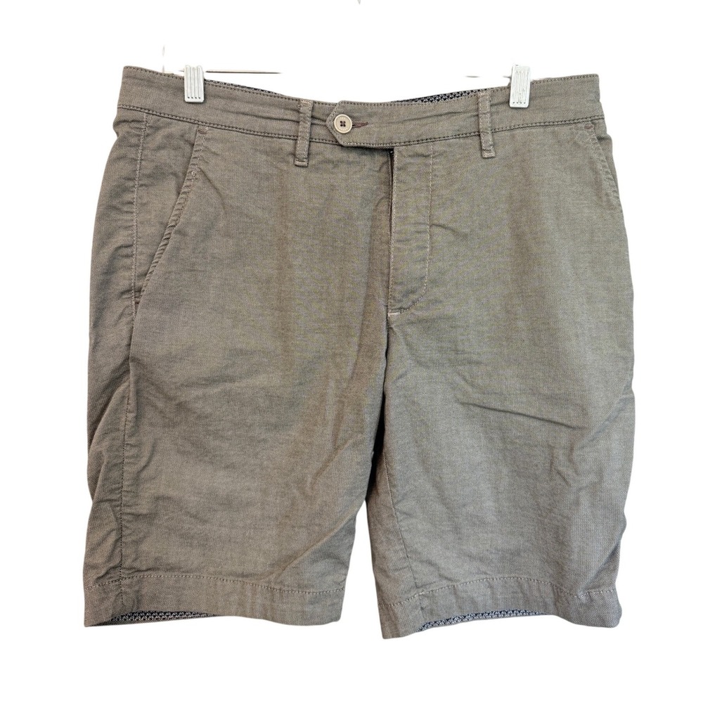 Ted Baker London Gray Chino Golf Shorts Size 33R 33 Regular